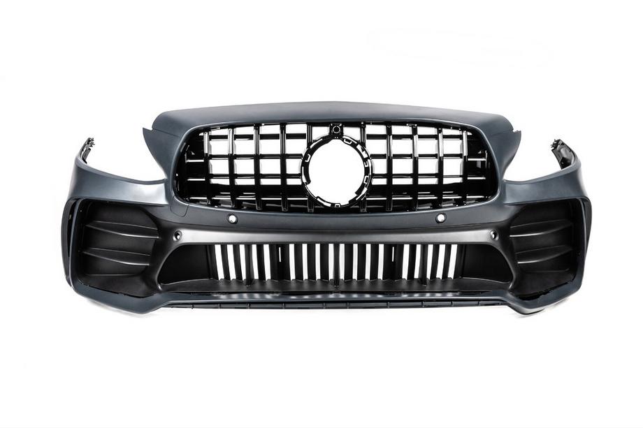 Mercedes C-class W205 2014–2021 Virsbūves komplekts ar difuzoru Coupe (Black Mamba C63GT dizains) Foto 11
