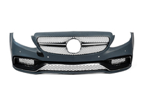 Mercedes C-class W205 2014–2021 Virsbūves komplekts ar difuzoru priekš Coupe (AMG C63-designs 2014-2018) foto 3