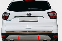Ford Kuga/Escape 2013–2019 Bagāžnieka malas uzlika (nerūsējošā tērauda) Carmos - turku teras foto 3