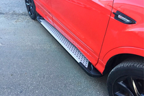 Ford Kuga/Escape 2013–2019 Sānu pakāpieni Allmond Grey (2 gab., alumīnija) foto 4