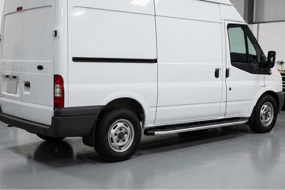 Ford Transit 2000–2014 Sānu sliekšņi Fullmond (2 gab., alumīnija) Image