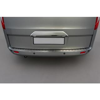 Hroma līste virs numurzīmes (bez kameras, nerūsējošais tērauds) Ford Custom 2013–2022 foto 1