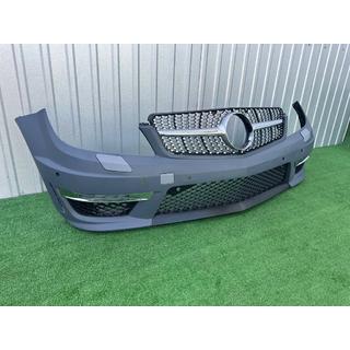 Priekšējais bamperis 2011-2014 AMG C63 ar Diamond Silver resti foto 2