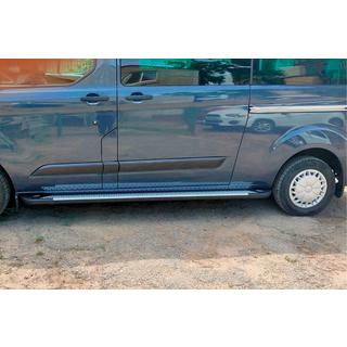 Sānu pakāpieni Allmond Grey (2 gab., alumīnija) Ford Custom 2013–2022 foto 4