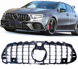 Mercedes A-class W177 2018– Priekšējais radiatora režģis GT Panamericana (A45) foto 2