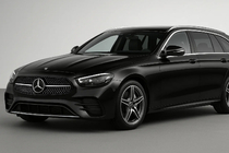 Mercedes E-klase W213 2016–2023 Priekšējā radiatora reste Diamond Black (SW, 2020+) foto 1