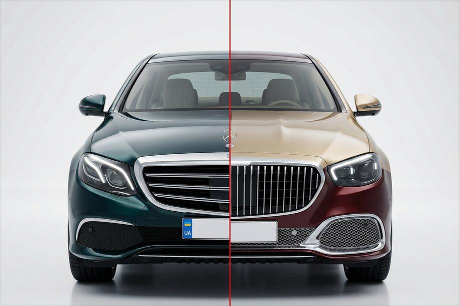 Mercedes E-klase W213 2016–2023 Restailinga komplekts Maybach 2024 Image