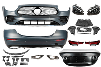 Mercedes E-klase W213 2016–2023 AMG-Line 2024 restailinga komplekts foto 2