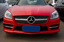 Mercedes SLK R172 2011–2016 Priekšējais radiatora režģis Diamond Black foto 1