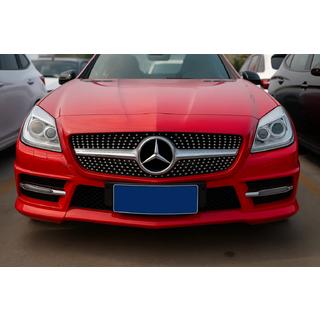 Priekšējais radiatora režģis Diamond Black Mercedes SLK R172 2011–2016 foto 1