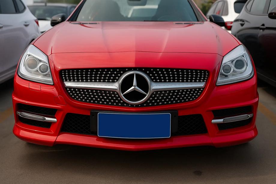 Mercedes SLK R172 2011–2016 Priekšējais radiatora režģis Diamond Black Image