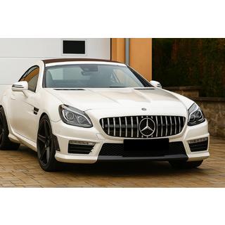 Priekšējais radiatora režģis GT Panamericana Mercedes SLK R172 2011–2016 foto 1