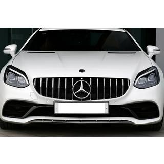 Priekšējais radiatora režģis GT Panamericana Mercedes SLC R172 2016–2020 foto 4