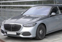 Mercedes S-class W223 2020– Maybach priekšējais radiatora režģis foto 2
