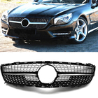 Mercedes SL R231 2012–2020 Priekšējā reste Diamond Black (2012-2016) foto 1