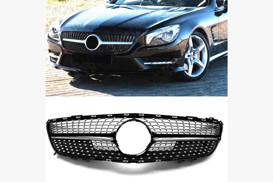 Mercedes SL R231 2012–2020 Priekšējā reste Diamond Black (2012-2016) Image