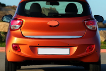 Hyundai I-10 2014–2017 Bagāžnieka malas uzlika (nerūsējošā tērauda) foto 1