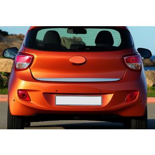 Bagāžnieka malas uzlika (nerūsējošā tērauda) Hyundai I-10 2014–2017 foto 1