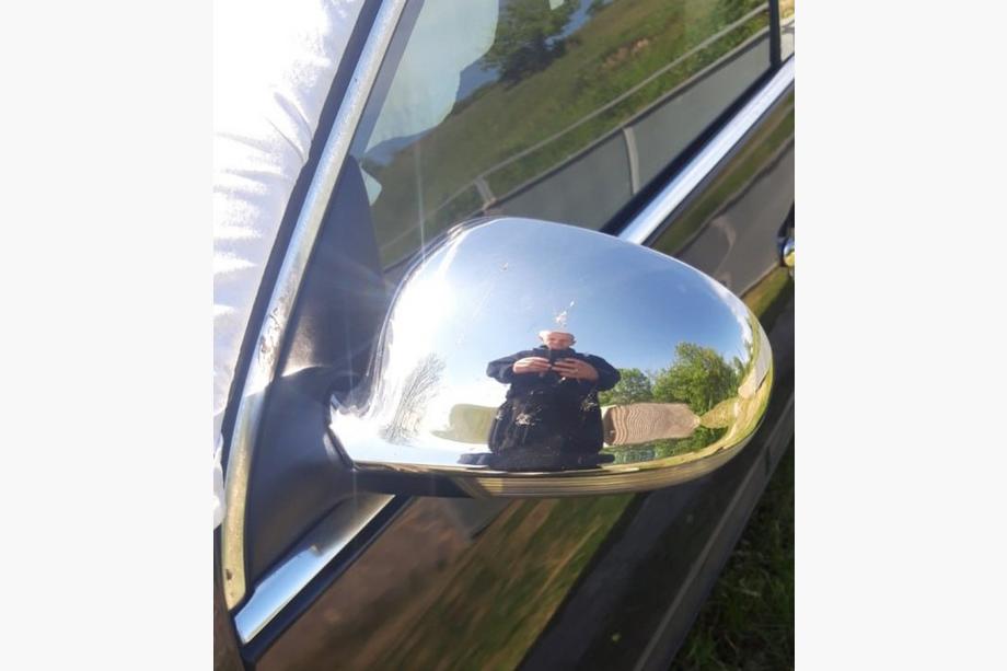Volkswagen Jetta 2006–2011 Spoguļu uzlikas (2 gab., nerūsējošais tērauds) Carmos - turku teras Foto 4