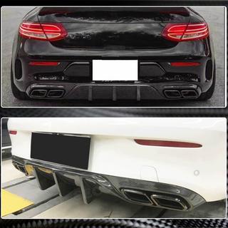 Aizmugurējā bufera difuzors V1 (coupe/cabriolet C63 AMG 2015-2019, oglekļa šķiedra) foto 4
