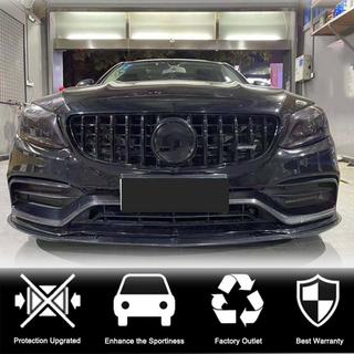 Priekšējā bampera lūpa Lip V1 (coupe/cabriolet C63 AMG 2015-2019, oglekļa šķiedra) foto 2