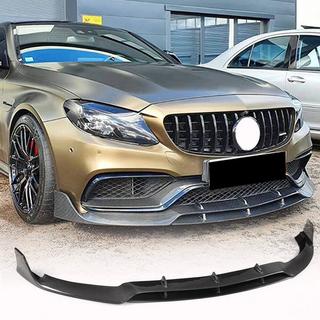 Priekšējā bufera lūpa Lip V2 (kupejai/kabrioletam C63 AMG 2015-2019, oglekļa šķiedra) foto 1