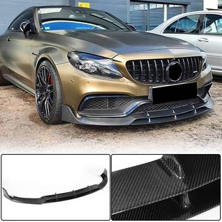 Priekšējā bufera lūpa Lip V2 (kupejai/kabrioletam C63 AMG 2015-2019, oglekļa šķiedra) foto 2