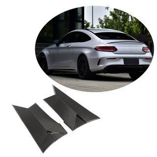 Aizmugurējo spārnu uzlikas (C63 AMG kupejai/kabrioletam 2015-2019, oglekļa šķiedra) foto 1