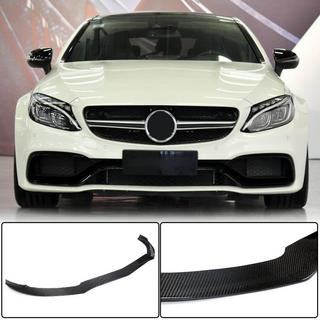 Priekšējā bufera uzlika Lip V3 (C63 AMG coupe/cabriolet 2015-2019, karbons) foto 1