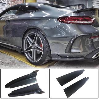 Aizmugurējā bampera difuzora uzlikas V2 (kupeja/kabriolets AMG-Line / C43 AMG 2015-2019, oglekļa šķiedra) foto 1