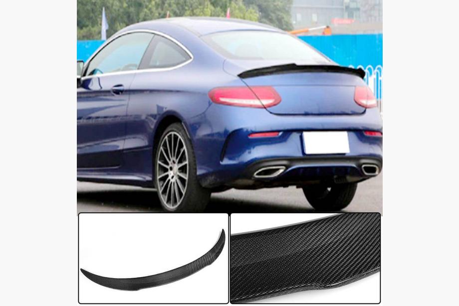 Mercedes C-class W205 2014–2021 Spoileris V9 (kupejai 2015-2019, oglekļa šķiedra) Image