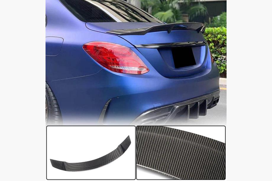 Mercedes C-class W205 2014–2021 Spoileris V1 (SD 2015-2019, oglekļa šķiedra) Foto 2