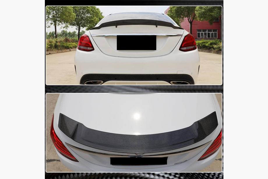 Mercedes C-class W205 2014–2021 Spoileris V1 (SD 2015-2019, oglekļa šķiedra) Foto 6