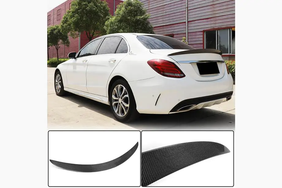 Mercedes C-class W205 2014–2021 Spoileris V2 (SD 2015-2019, oglekļa šķiedra) Image