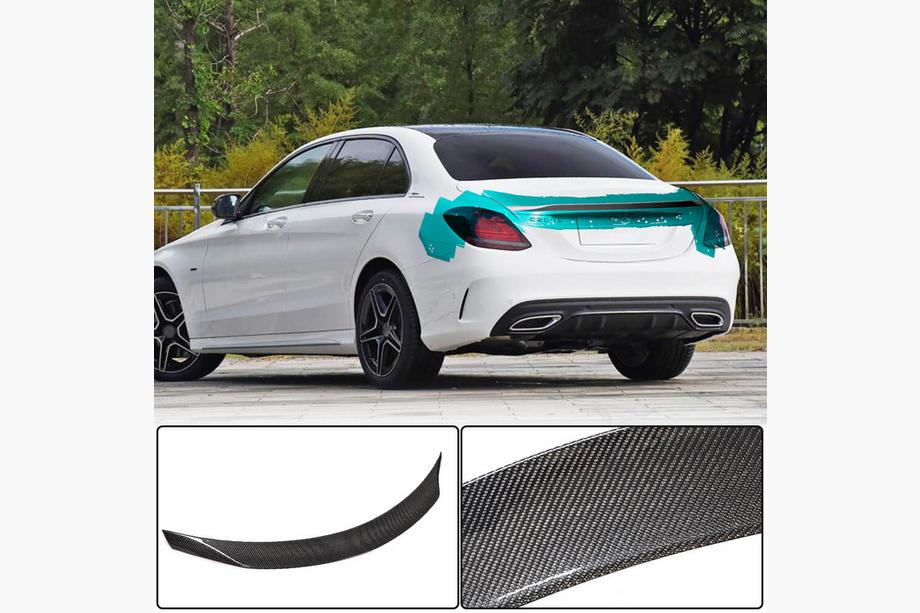 Mercedes C-class W205 2014–2021 Spoileris V5 (SD 2015-2021, oglekļa šķiedra) Image
