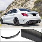 Mercedes C-class W205 2014–2021 V7 spoileris (SD 2015-2021, oglekļa šķiedra) foto 2