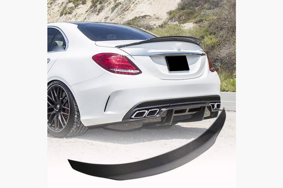 Mercedes C-class W205 2014–2021 V7 spoileris (SD 2015-2021, oglekļa šķiedra) Image