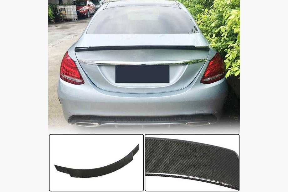 Mercedes C-class W205 2014–2021 V8 spoilers (SD 2015-2021, oglekļa šķiedra) Image