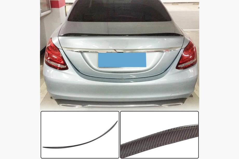 Mercedes C-class W205 2014–2021 Spoileris V11 (SD 2015-2021, oglekļa šķiedra) Image