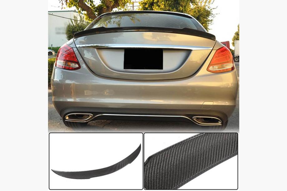 Mercedes C-class W205 2014–2021 V12 spoileris (SD 2015-2021, oglekļa šķiedra) Image