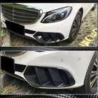 Mercedes C-class W205 2014–2021 Oglekļa apdares uzlikas miglas lukturiem (SD Base 2015-2019, Carbon) foto 4