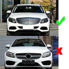 Mercedes C-class W205 2014–2021 Oglekļa apdares uzlikas miglas lukturiem (SD Base 2015-2019, Carbon) foto 6