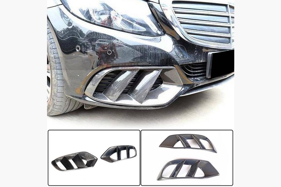 Mercedes C-class W205 2014–2021 Oglekļa apdares uzlikas miglas lukturiem (SD Base 2015-2019, Carbon) Image