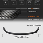 Mercedes C-class W205 2014–2021 Priekšējā bampera lūpas uzlika (2019-2021, Carbon) foto 6