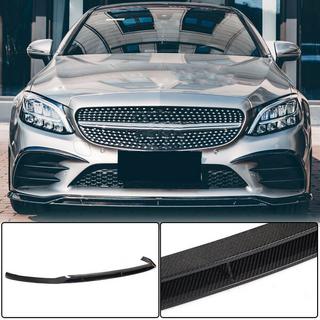 Priekšējā bampera lūpa Lip V1 (C43 AMG 2019-2021, oglekļa šķiedra) foto 1