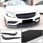 Mercedes C-class W205 2014–2021 Miglas lukturu apdares uzlikas (C63 AMG 2015-2019, oglekļa šķiedra) foto 1