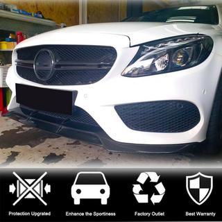 Priekšējā bampera lūpa Lip V1 (C43 AMG 2015-2019, oglekļa šķiedra) foto 2