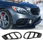 Mercedes C-class W205 2014–2021 Miglas lukturu uzlikas (C43 AMG 2015-2019, plastmasa) foto 1