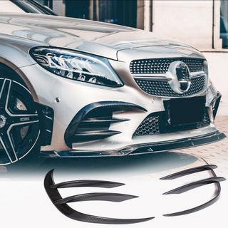 Priekšējā bampera uzlikas V1 (C43 AMG 2019-2021, oglekļa šķiedra) foto 1