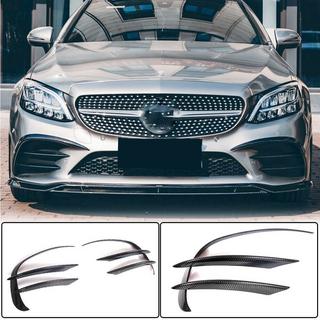 Priekšējā bampera uzlikas V1 (C43 AMG 2019-2021, oglekļa šķiedra) foto 2